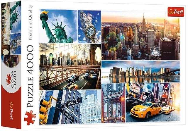 Пазл 4000 Trefl: New York - collage