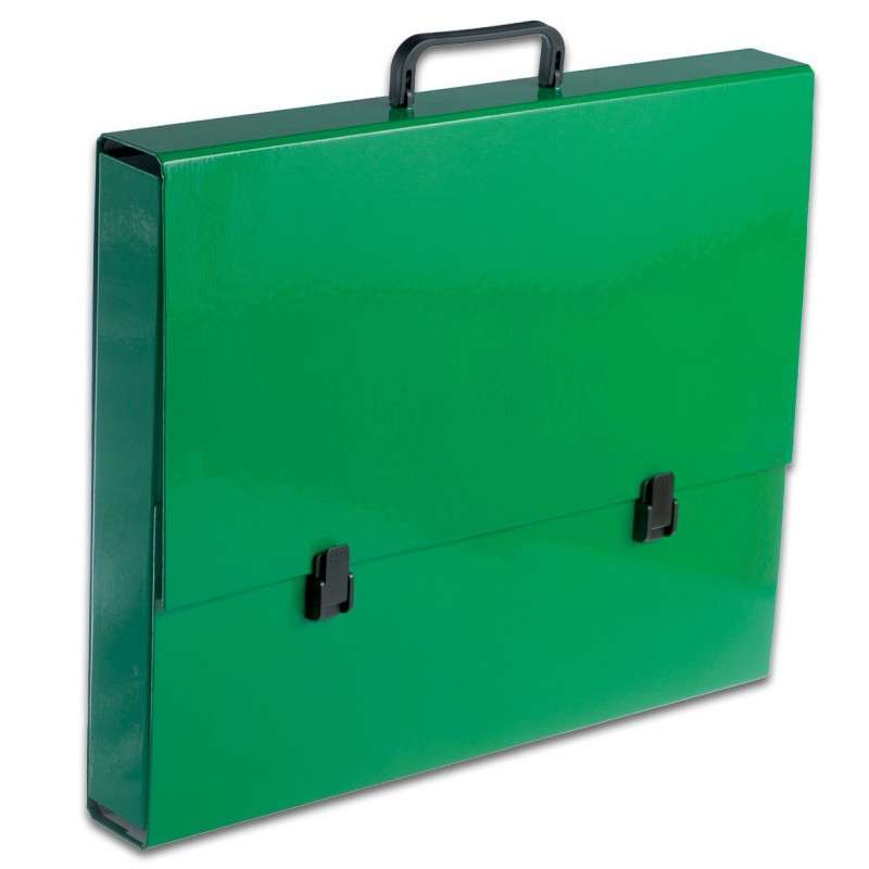 Папка-портфель A3 Penmate, зелёная 