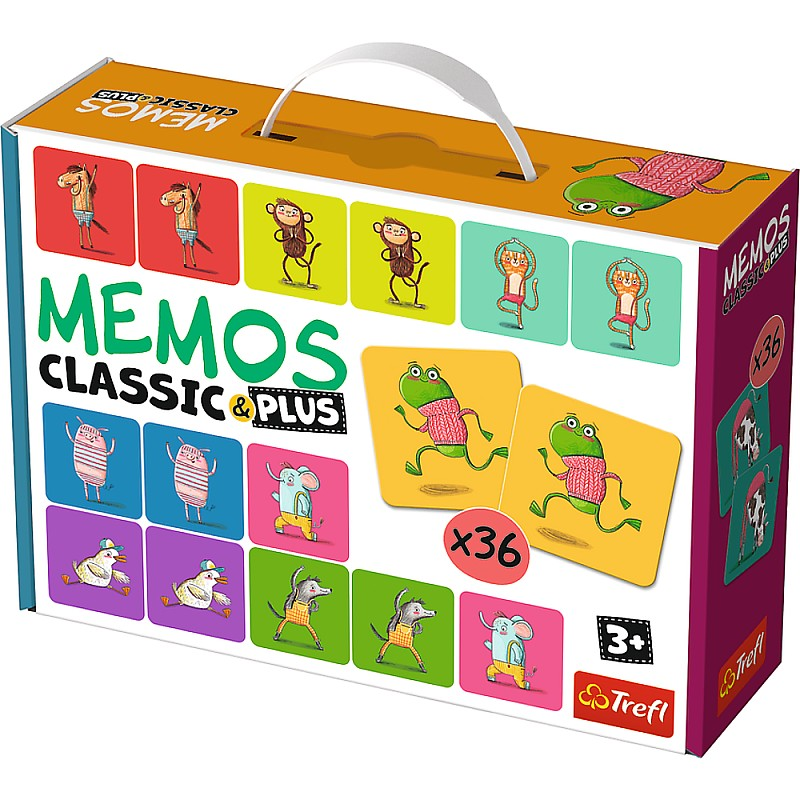 Настольная игра - Memo Classic Plus. Звуки и движения
