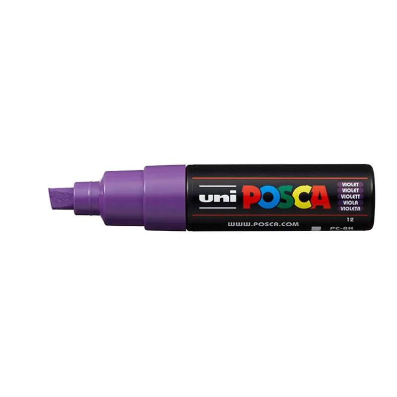 Маркер на водной основе UNI Posca PC-8K фиолетовый