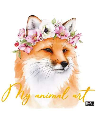 MyArt. My animal Art. Скетчбук Лиса