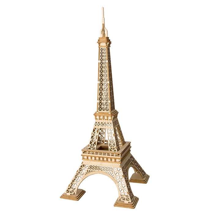 Деревянный 3D пазл ROBOTIME Eiffel Tower, 121 дет.