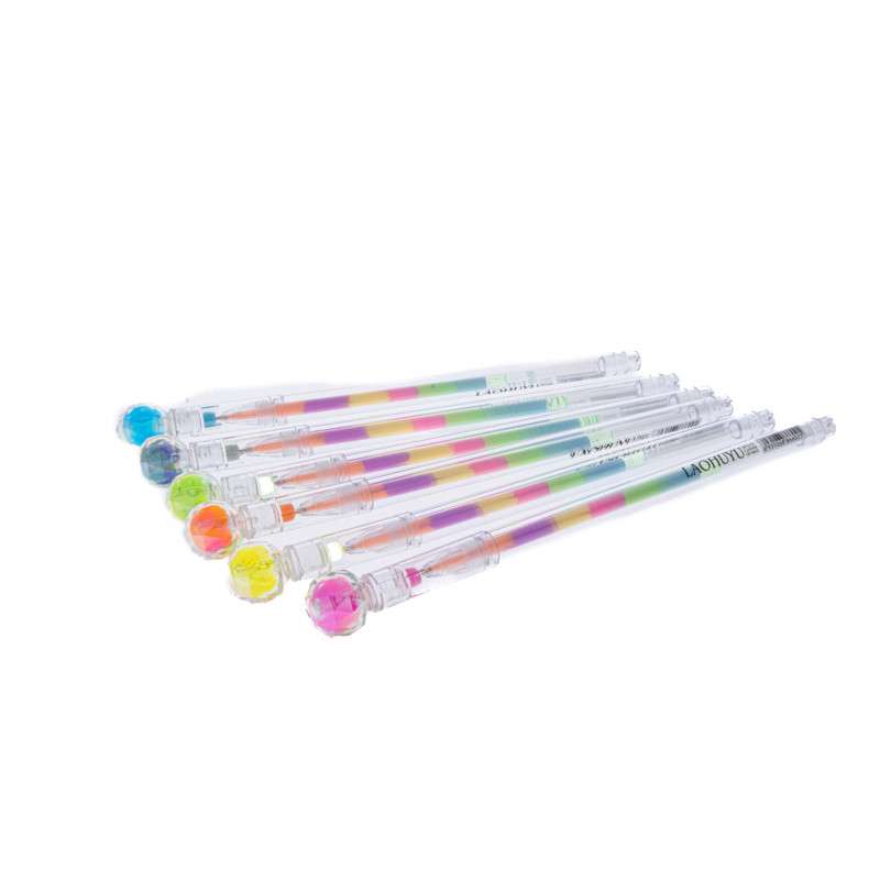 Разноцветная гелевая ручка с бриллиантом