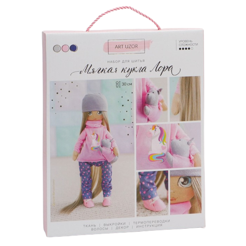 Интерьерная кукла Лора, набор для шитья, 18 × 22.5 × 2.5 см