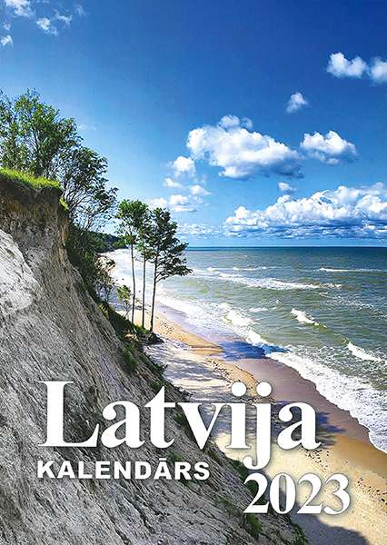 Настенный календарь на 2023 год. A4 Латвия