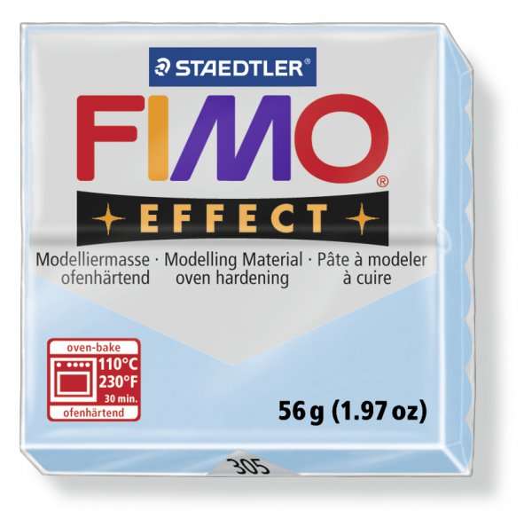 Полимерная глина Fimo Effect, 57 г., пастель вода