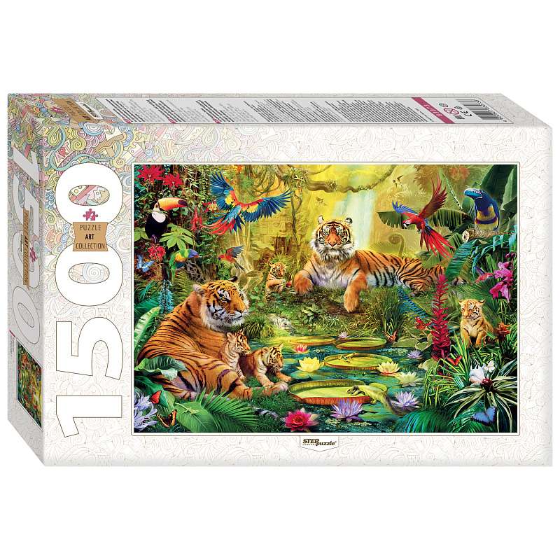 Мозаика puzzle 1500 В джунглях
