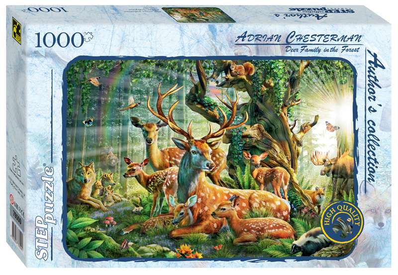 Мозаика puzzle 1000 Мир лесных животных 