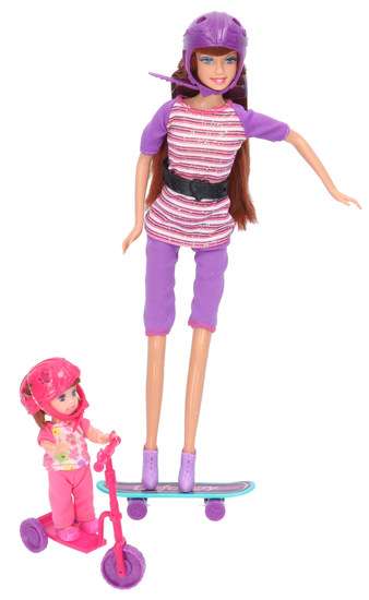 Кукла с аксессуарами Defa Lucy Спорт вдвоем