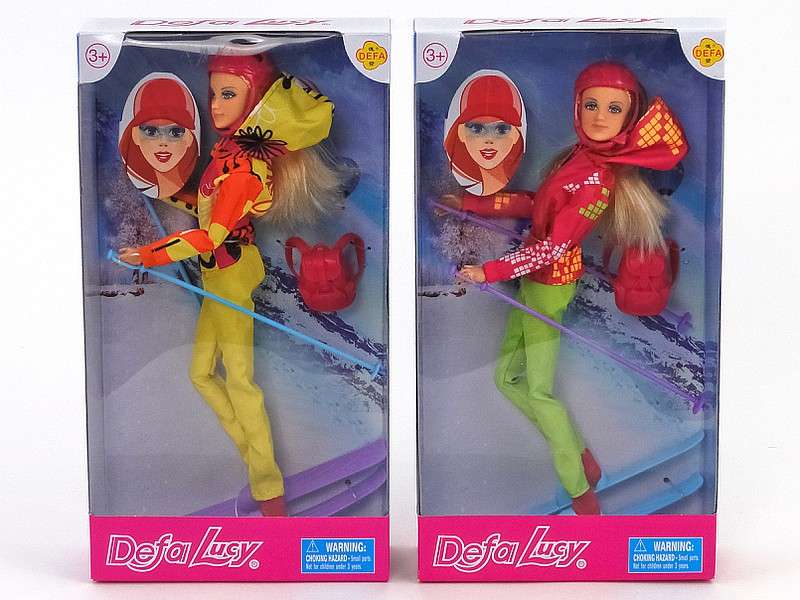 Кукла с аксессуарами Defa Lucy Лыжница