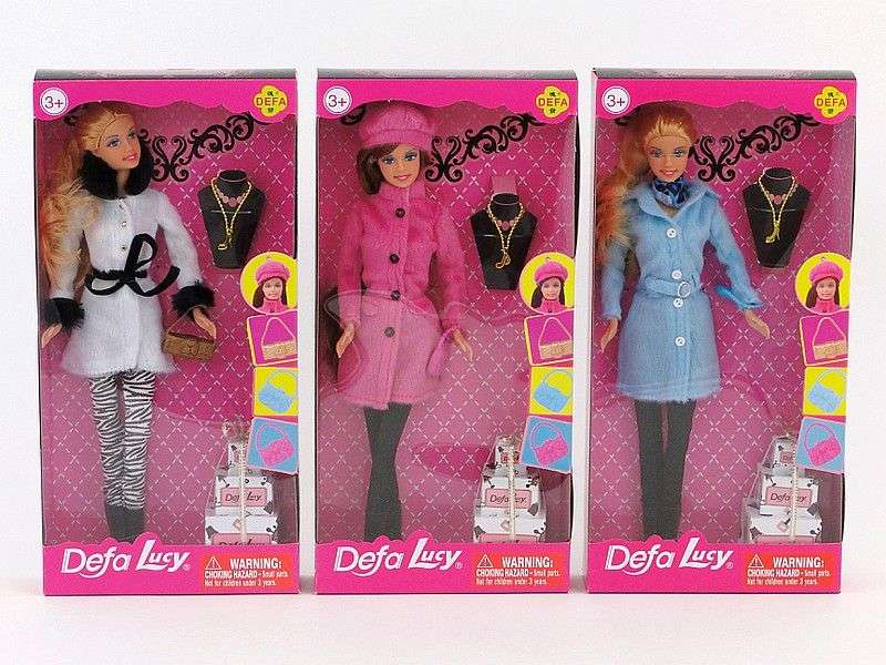 Кукла с аксессуарами Defa Lucy Doll в пальто
