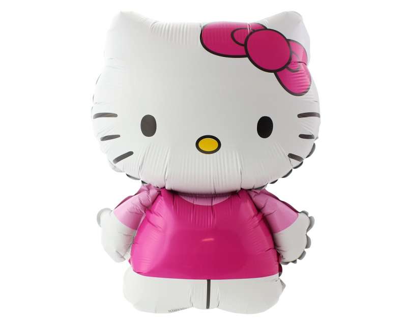 Фольгированный шар 24 FX - Hello Kitty (розовый)