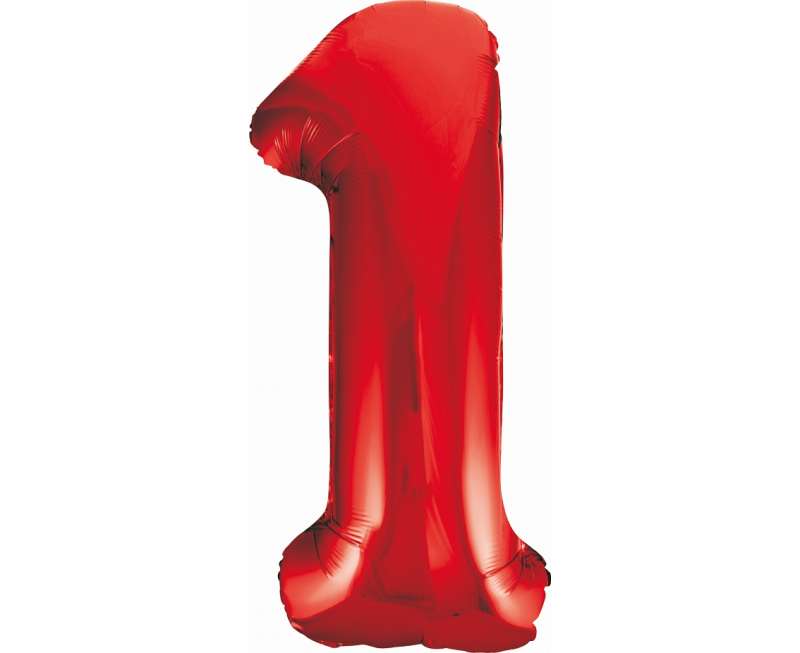 Фольгированный шар 33/85см 1 B&C красный