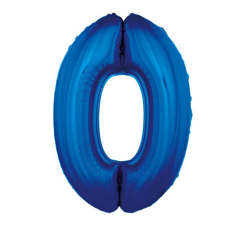 Фольгированный шар 45/92см 0, синий