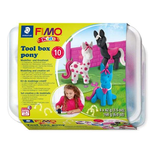 Набор полимерной глины для творчества FIMO Kids TB pony