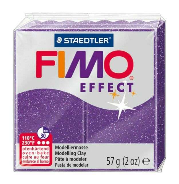 Полимерная глина FIMO EFFECT ,57 g, spīdīgi violet