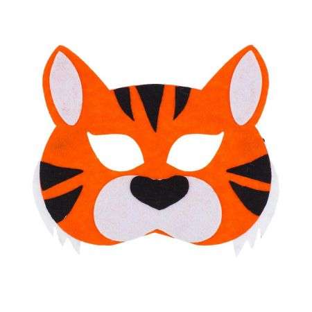 Карнавальная маска Тигр  20x14см