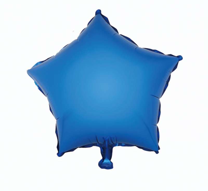 Фольгированный шар 18 Звезда голубой