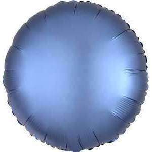 Фольгированный шар 17 Круг (синий)