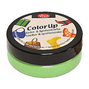 Краска для кожи и синтетики Color up, 50 мл, киви