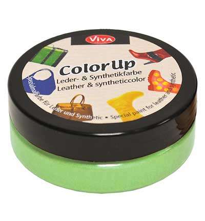 Краска для кожи и синтетики Color up, 50 мл, киви