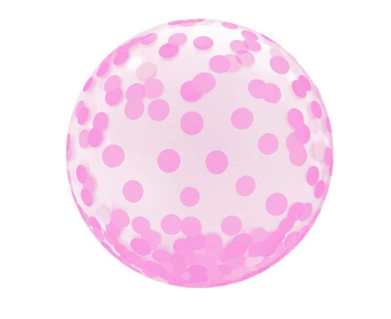 Фольгированный шар 18" Konfetti (розовый)