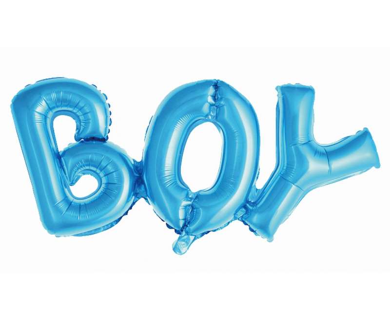 Фольгированный шар  71cm "Boy", синий