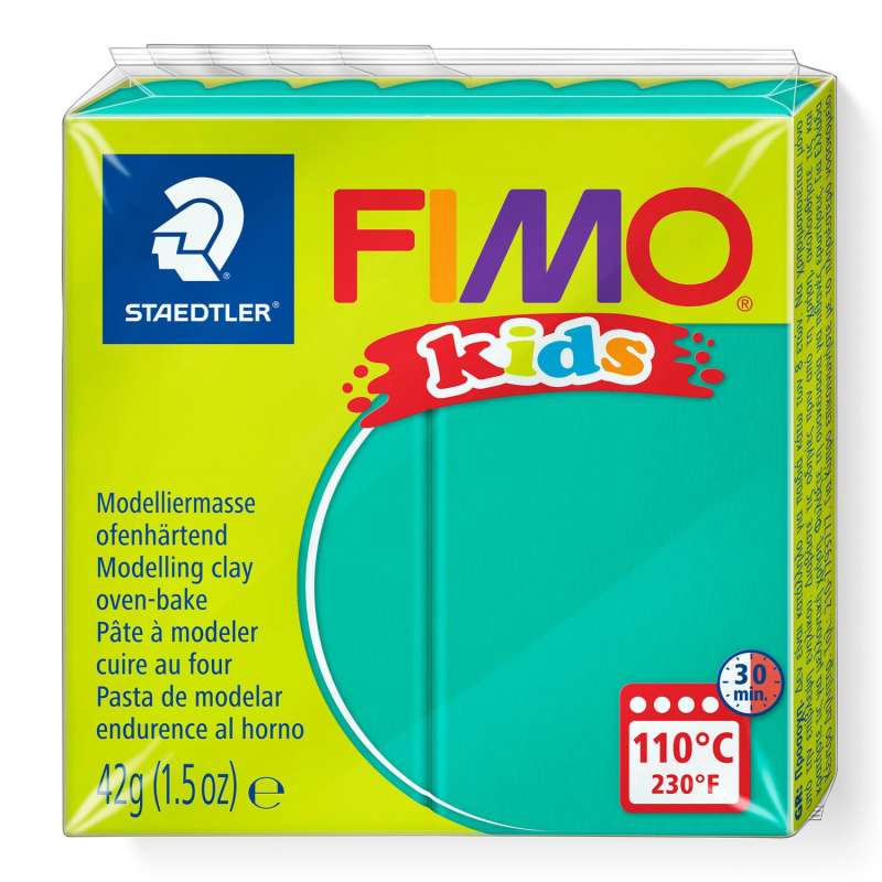 Полимерная глина FIMO KIDS, зеленая
