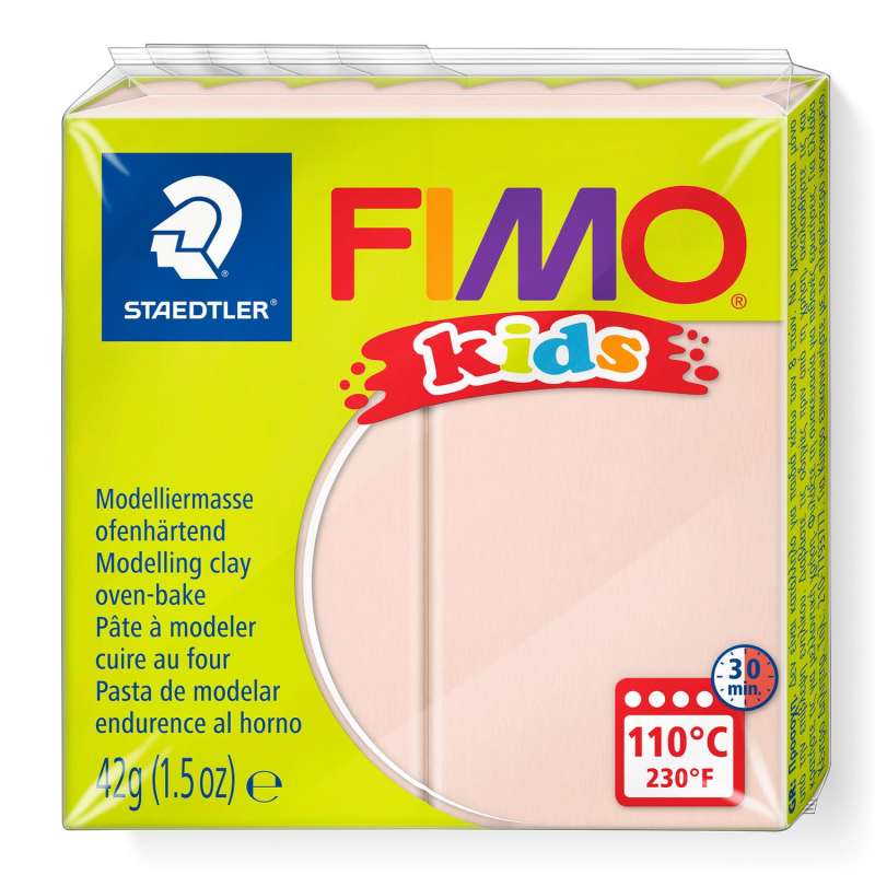 Полимерная глина FIMO KIDS, телесный