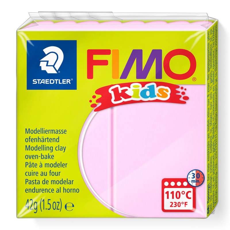 Полимерная глина FIMO KIDS, светло-розовый
