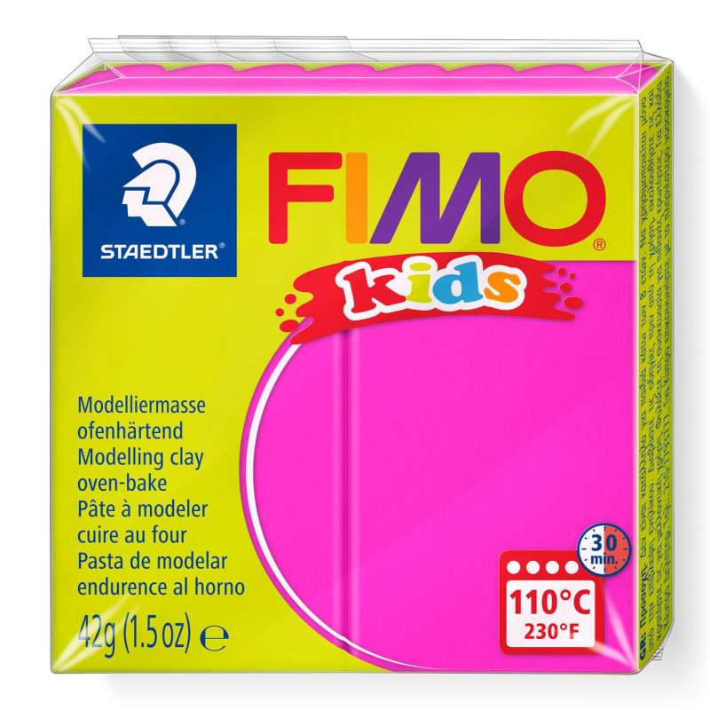 Полимерная глина FIMO KIDS, фуксия