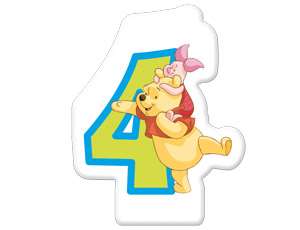 Свеча для торта Disney "Winnie The Pooh 4"