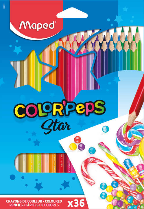 Цветные карандаши MAPED Color Peps, 36 цветов