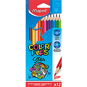 Цветные карандаши MAPED Color'Peps, 12 цветов