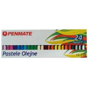 Пастель масляная PENMATE, 24 цвета