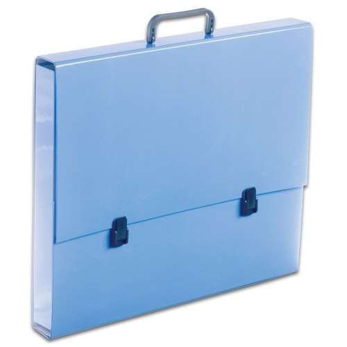 Папка-портфель А3, синяя