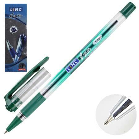 Шариковая ручка  Linc Glycer /0.5 мм./ зеленая