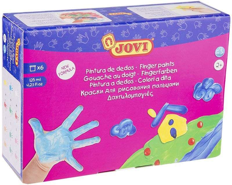 Jovi Краси для рисования пальцами 6 цветов