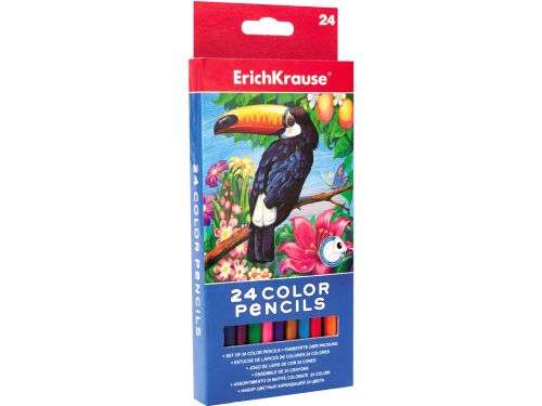 Цветные карандаши ErichKrause (24 цветов)