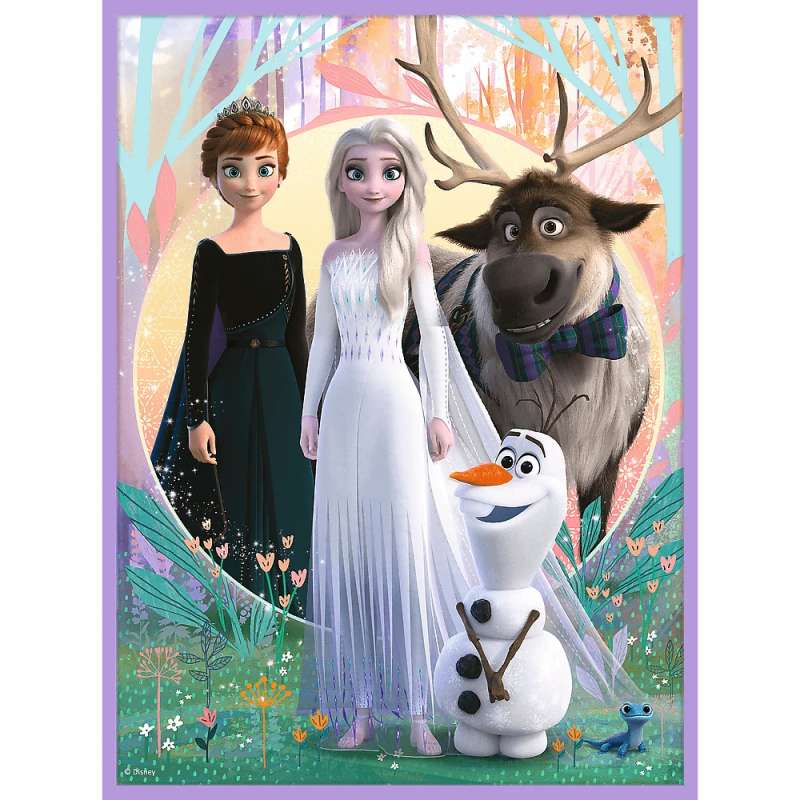 Пазл 2in1 + Memos Trefl: Disney Frozen 2