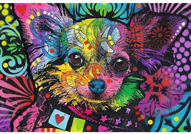 Пазл 500+1 Trefl: Colorful Puppy