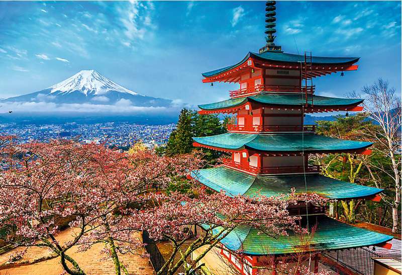 Пазл 1500 Trefl: Mount Fuji