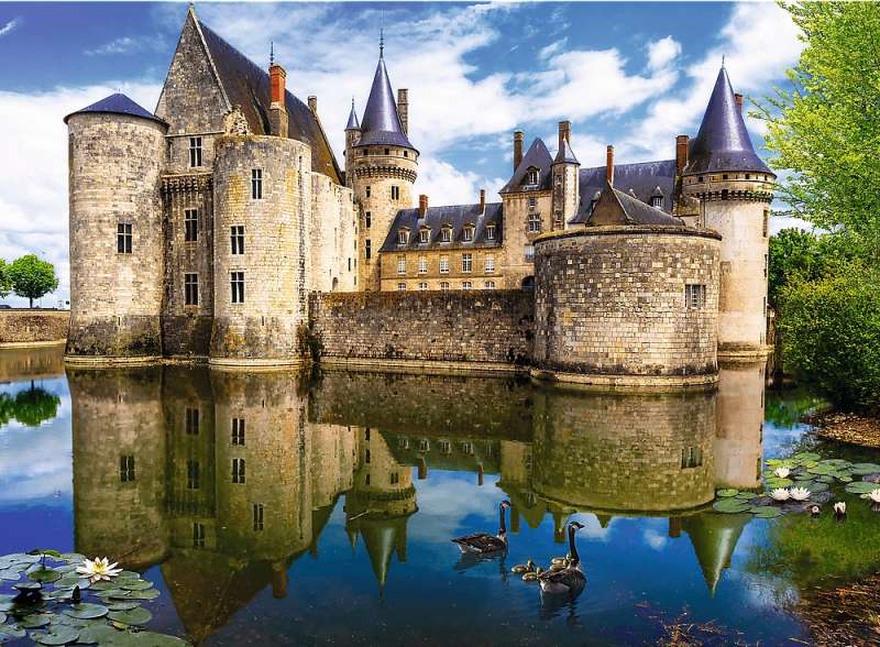 Пазл 3000 Trefl: Castle in Sully-sur-Loire, France