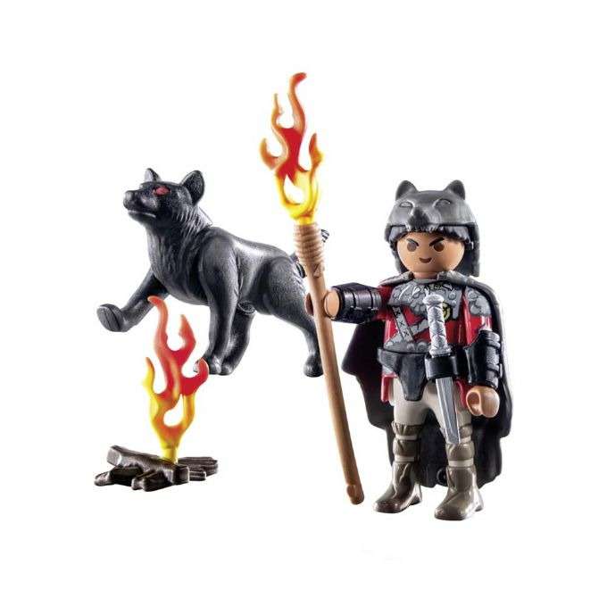 Playmobil - Warrior With Wolf
