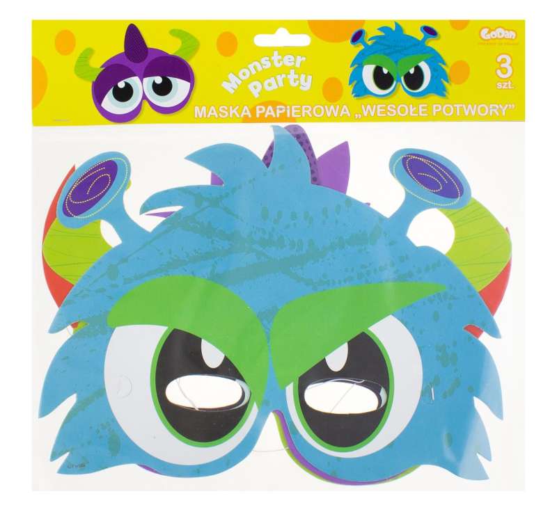 Карнавальная маска - Happy Monsters, комплект