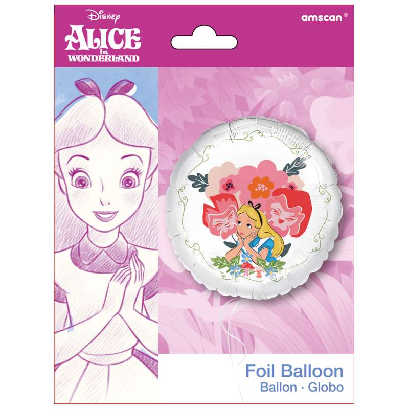 Фольгированный шар 18 - Alice In Wonderland 