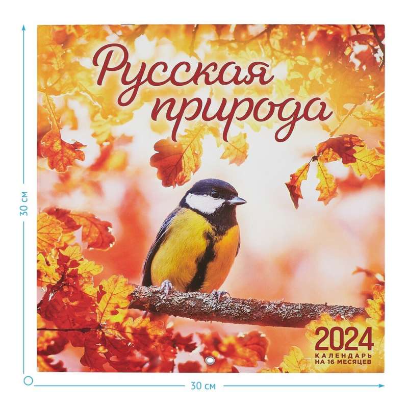 Русская природа. Календарь настенный - 2024 год 