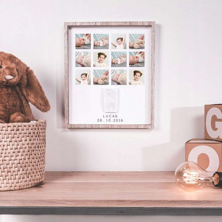Baby Art First Year Print Frame набор для изготовления детских следов/ручек, wooden