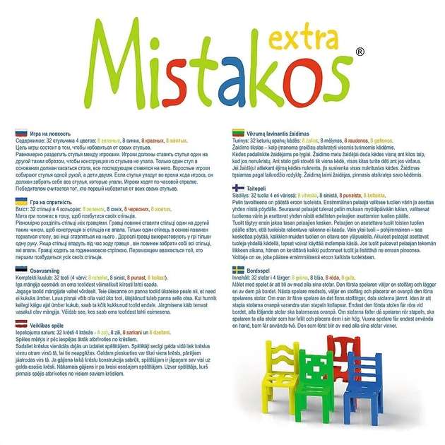 Настольная игра - Mistakos Extra