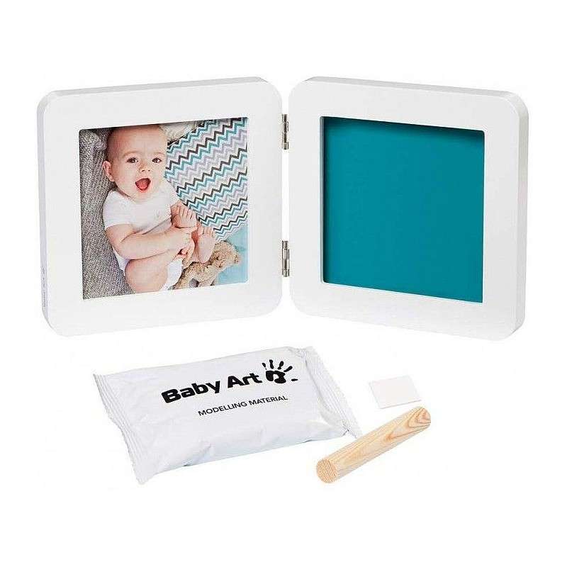Baby Art Double 1P Essentials набор для изготовления детских следов/ручек , белый
